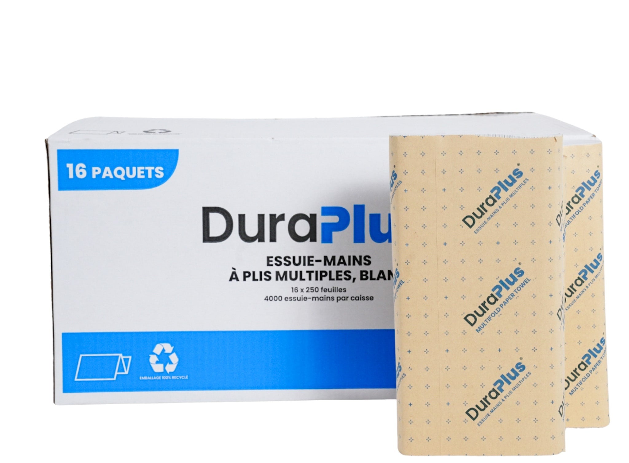 PAPIER À MAIN PLIS MULTIPLES - BLANC