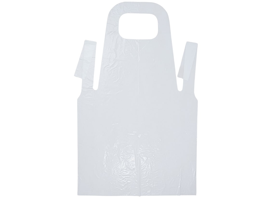 TABLIER EN POLYÉTHYLÉNE 0.75 MIL
